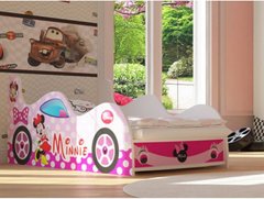 Ліжко машина для дівчаток Мінні Маус Драйв без матрацу, 70*150