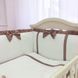 Комплект з бортиками Belissimo шоколадний