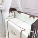 Комплект з бортиками Belissimo шоколадний