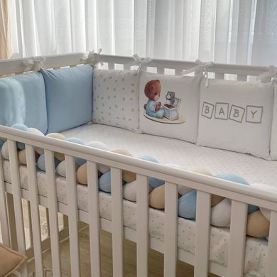 Бортики в ліжко Арт Дизайн Baby Teddy, Без косички