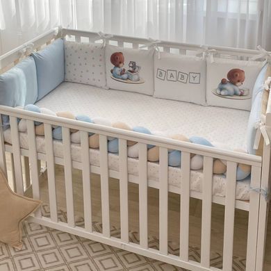 Бортики в ліжко Арт Дизайн Baby Teddy, Без косички