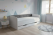 Кровать односпальная с ящиком Valencia , Dark grey, 80*190