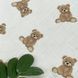 Плед муслін жатка двошаровий з бахромою Teddy , Білий