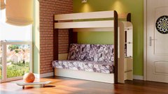 Двухъярусная кровать Немо с диваном