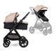 Коляска 2в1 трансформер Ninos Ventura, Dark Eco Beige (екошкіра)