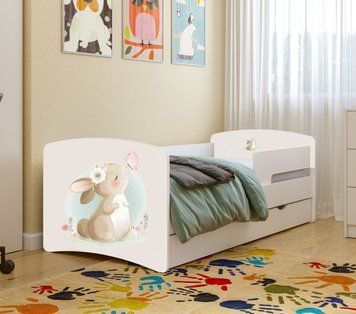 Кровать детская Киндер Кул Зайчик, 80*170