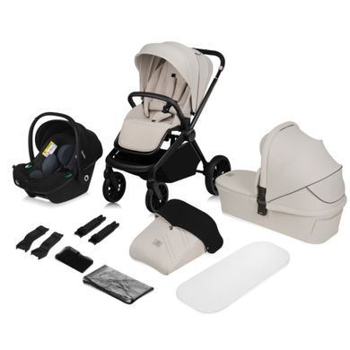 Дитяча коляска 3 в 1 Lionelo Mika Plus , Beige