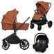 Детская коляска 3 в 1 Lionelo Mika Plus, Brown