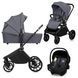 Детская коляска 3 в 1 Lionelo Mika Plus, Dark Grey